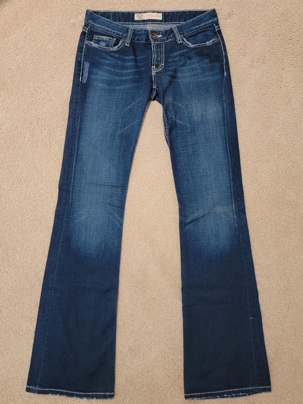 Vintage Y2K BKE Denim 'Stella' Flare Jeans - Size 27 X 35.5